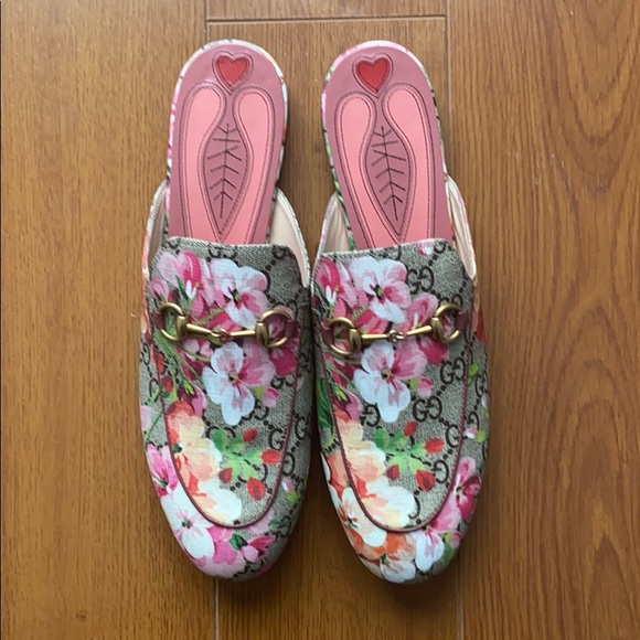 Gucci Shoes - Gucci GG Floral Slipper Loafer